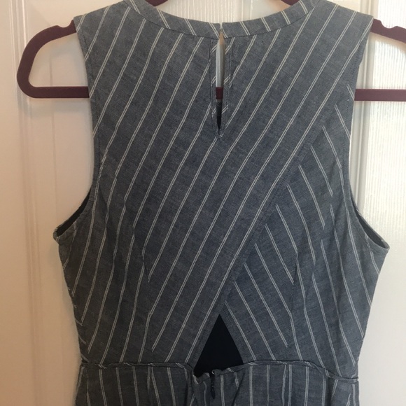 J. Crew Chambray Pin Striped Dress - Picture 5 of 11